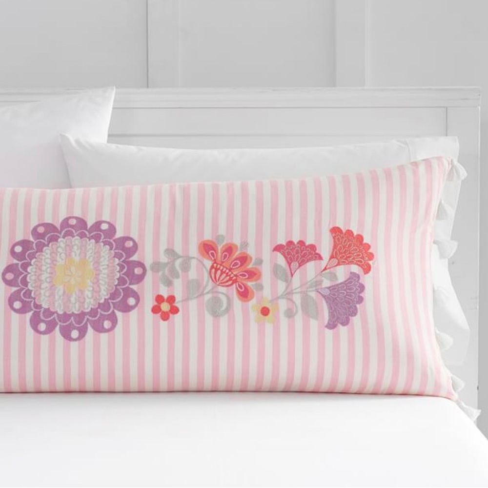 POTTERY BARN TEEN Sonora Striped Body Pillow Cover - Picture 2 of 5